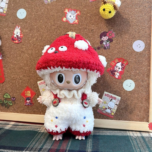 Labubu Mushroom Set | Doll Clothes