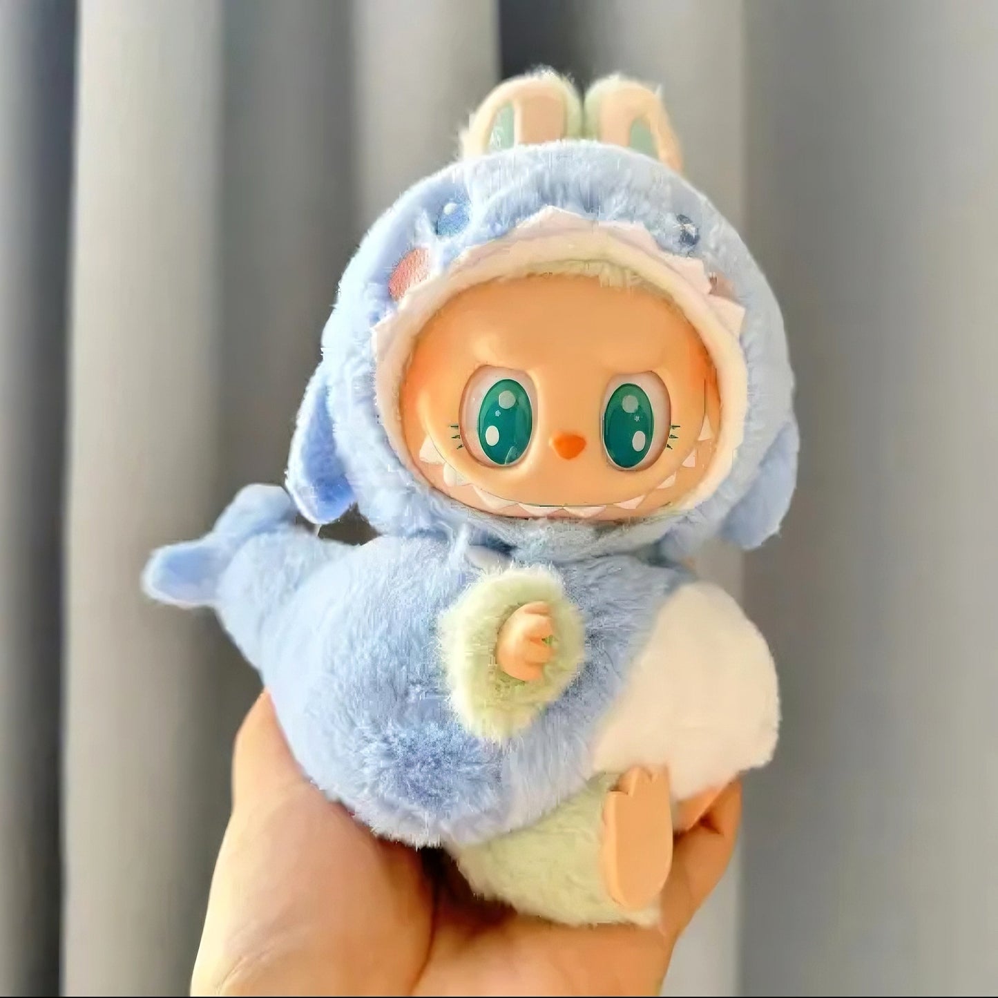 Labubu Little Shark and Dinosaur Plush Outfit | Doll Clothes