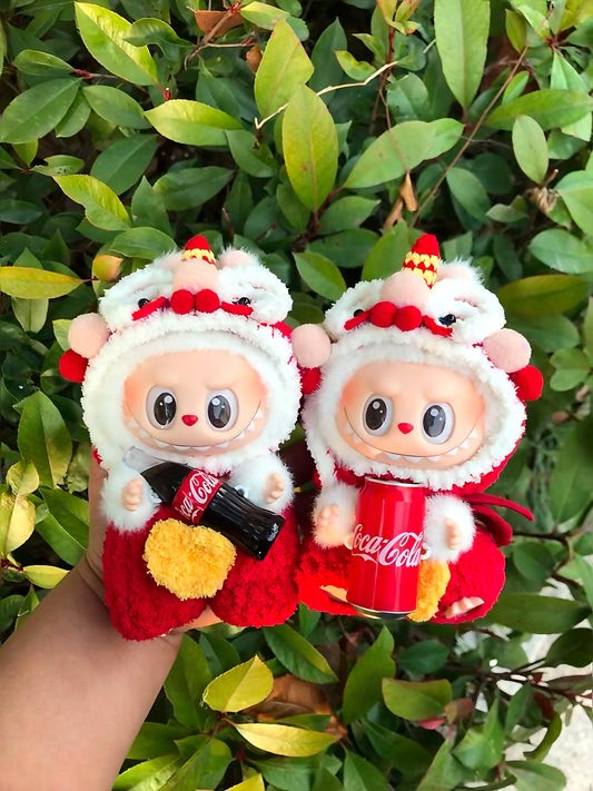 Handmade Doll Clothes Lion Dance New Year Outfit